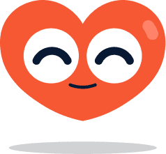 Focus heart mascot